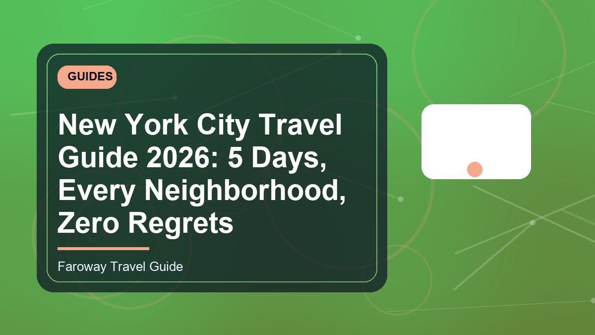 New York City Travel Guide 2026 5 Days Every Zero New York City Travel Guide 2026 